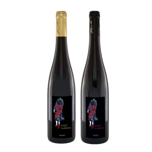 Twee flessen Pinot Madeleine