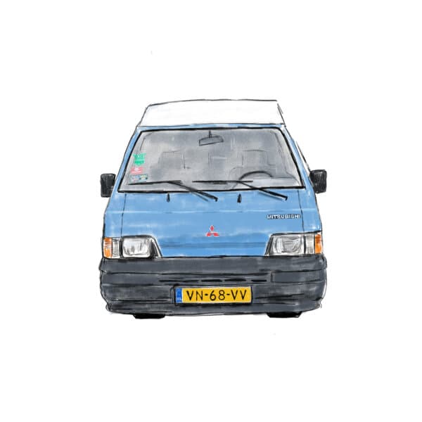 Camper Mitsubishi L300 voorkant